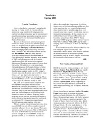 2001 Spring Annual Report