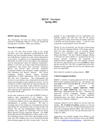 2002 Spring Annual Report